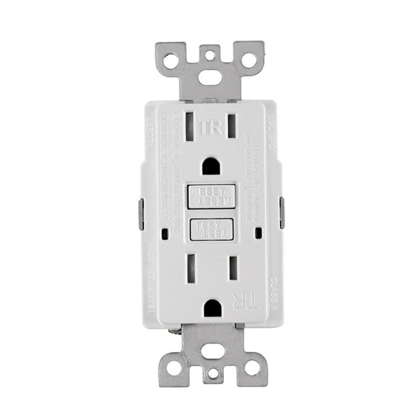 20 amps Self-testing Tamper Resistant GFCI Receptacle with wall plate