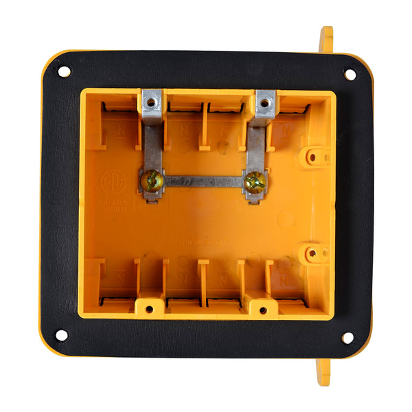 WPB02 Two gang insulated vapour-proof non-metallic switch and outlet box