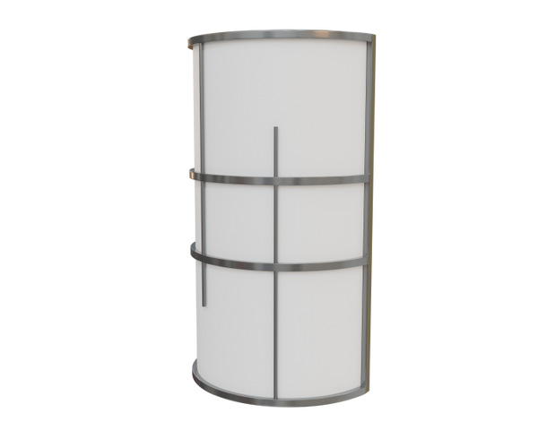 LED BRUSH NICKEL WALL SCONCE