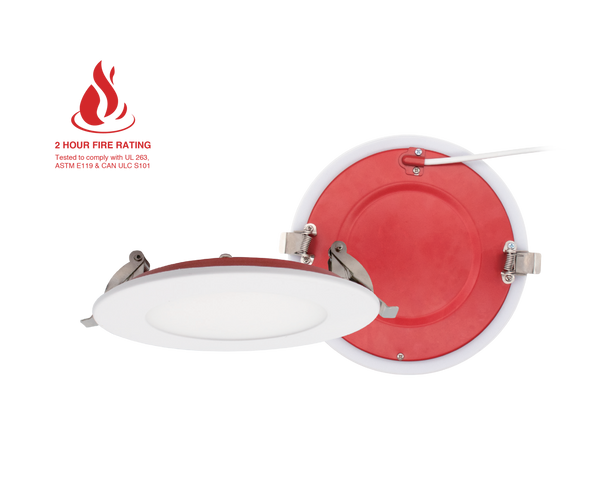 LED FIRE RATED RECESSED POTLIGHT 6" 15W | 2-hour fire rating