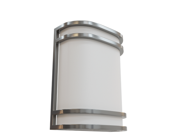 LED BRUSH NICKEL WALL SCONCE